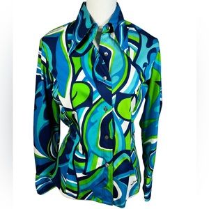 -Vintage Vincent Italian Funky Shirt‎